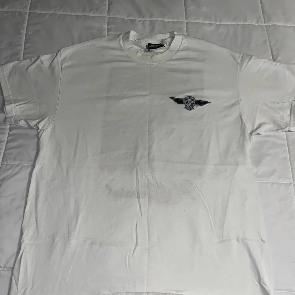 Vintage 1996 Harley Davidson Lee Tag 94 Special Men’s Large White Graphic TShirt